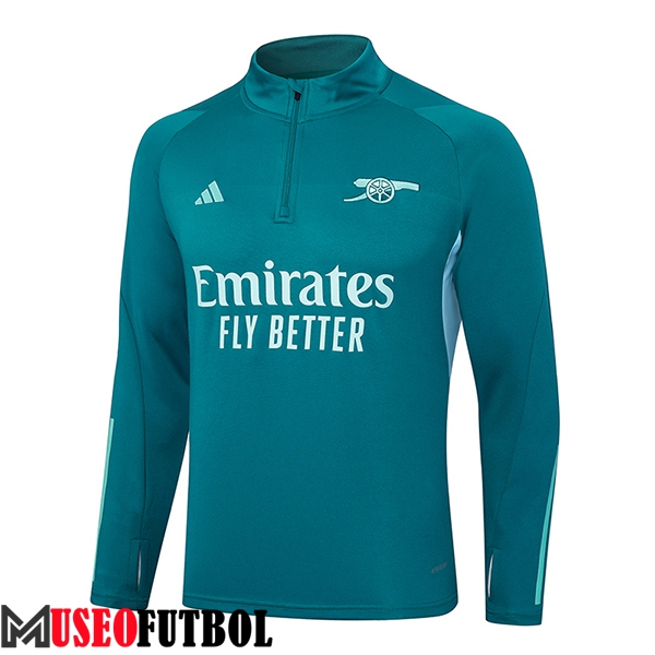 Sudadera De Entrenamiento Arsenal Verde/Azul 2024/2025 -02