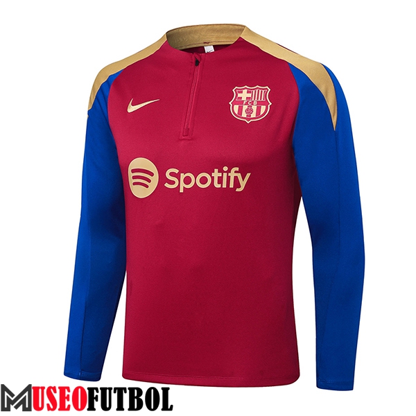 Sudadera De Entrenamiento FC Barcelona Rojo/Azul/Amarillo 2024/2025