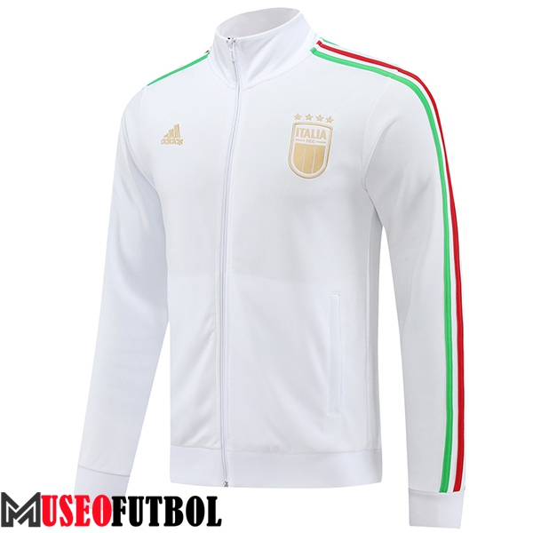 Chaquetas Futbol Italia Blanco 2024/2025