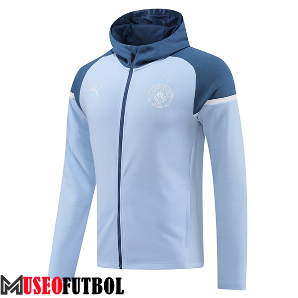 Chaqueta Con Capucha Manchester United Azul 2024/2025