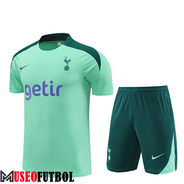 Camiseta Entrenamiento + Cortos Tottenham Hotspur Verde 2024/2025