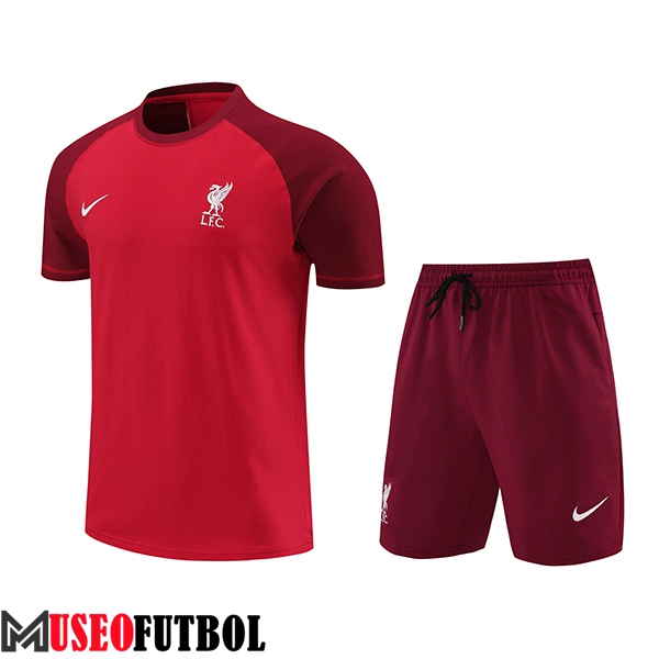 Camiseta Entrenamiento + Cortos FC Liverpool Rojo 2024/2025