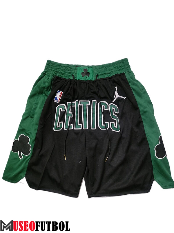 Cortos NBA Boston Celtics 2024/25 Azul Oscuro Negro/Verde