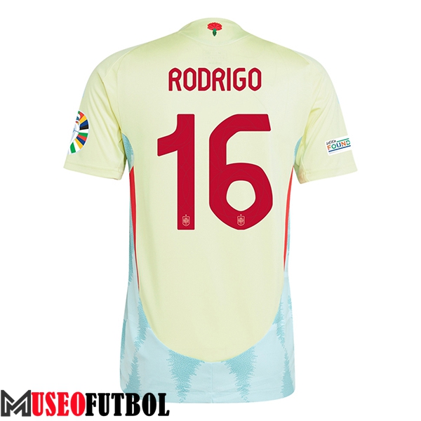 Camiseta Equipo Nacional España (RODRIGO #16) 2024/2025 Segunda