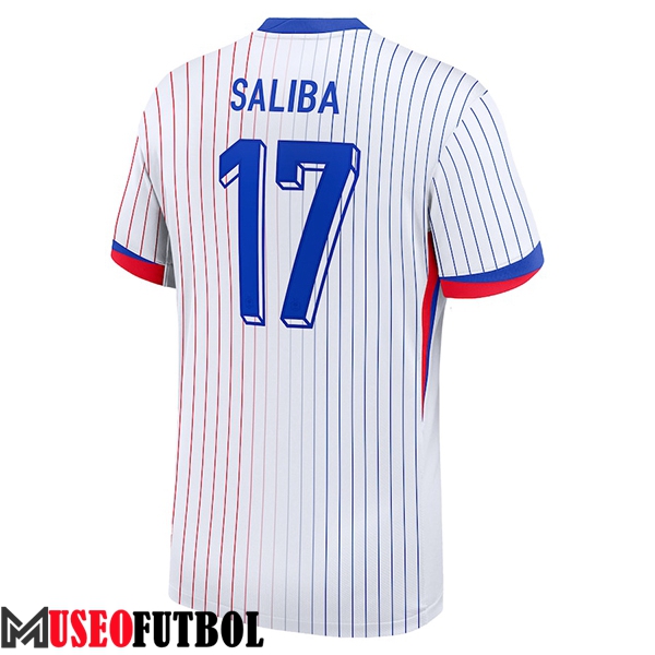 Camiseta Equipo Nacional Francia (SALIBA #17) 2024/2025 Segunda