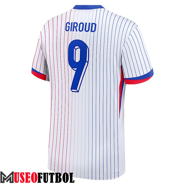 Camiseta Equipo Nacional Francia (GIROUD #9) 2024/2025 Segunda