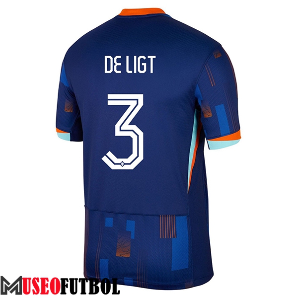 Camiseta Equipo Nacional Países Bajos (DE LIGT #3) 2024/2025 Segunda