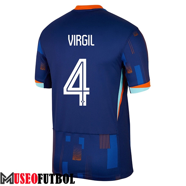 Camiseta Equipo Nacional Países Bajos (VIRGIL #4) 2024/2025 Segunda