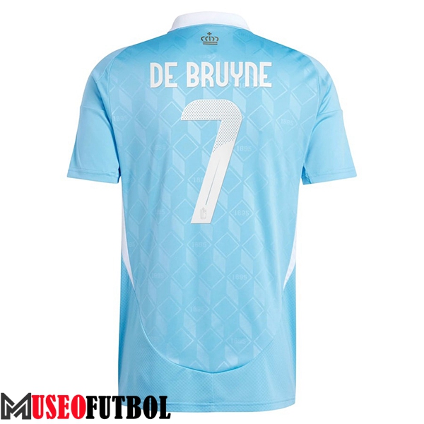 Camiseta Equipo Nacional Bélgica (DE BRUYNE #7) 2024/2025 Segunda