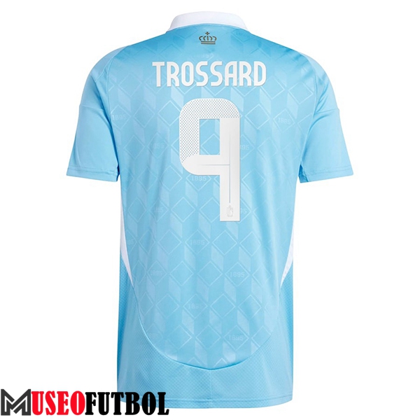 Camiseta Equipo Nacional Bélgica (TROSSARD #9) 2024/2025 Segunda