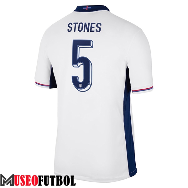 Camiseta Equipo Nacional Inglaterra (STONES #5) 2024/2025 Primera