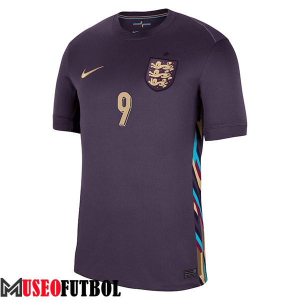 Camiseta Equipo Nacional Inglaterra (KANE #9) 2024/2025 Segunda