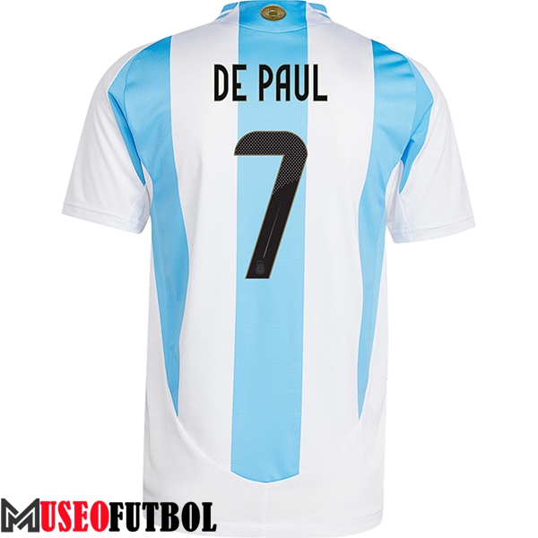 Camiseta Equipo Nacional Argentina (DE PAUL #7) 2024/2025 Primera