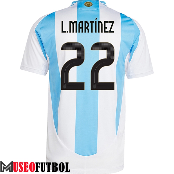 Camiseta Equipo Nacional Argentina (L.MARTINEZ #22) 2024/2025 Primera