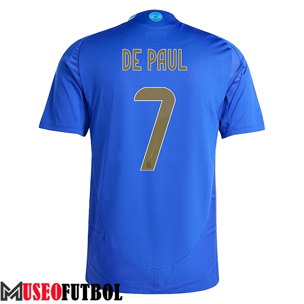 Camiseta Equipo Nacional Argentina (DE PAUL #7) 2024/2025 Segunda