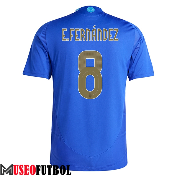 Camiseta Equipo Nacional Argentina (E.FERNANDEZ #8) 2024/2025 Segunda