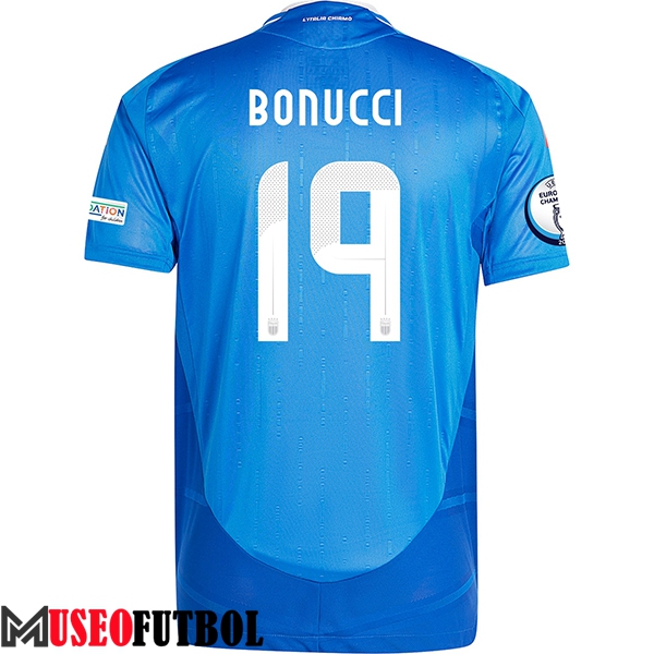 Camiseta Equipo Nacional Italia (BONUCCI #19) 2024/2025 Primera