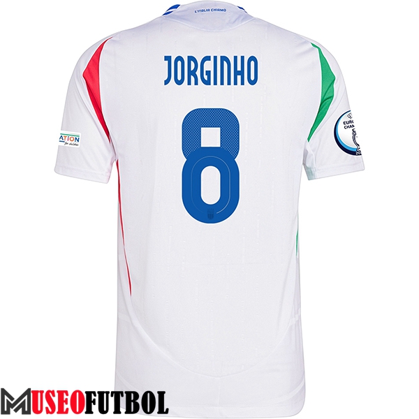 Camiseta Equipo Nacional Italia (JORGINHO #8) 2024/2025 Segunda