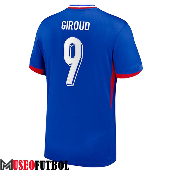 Camiseta Equipo Nacional Francia (GIROUD #9) 2024/2025 Primera