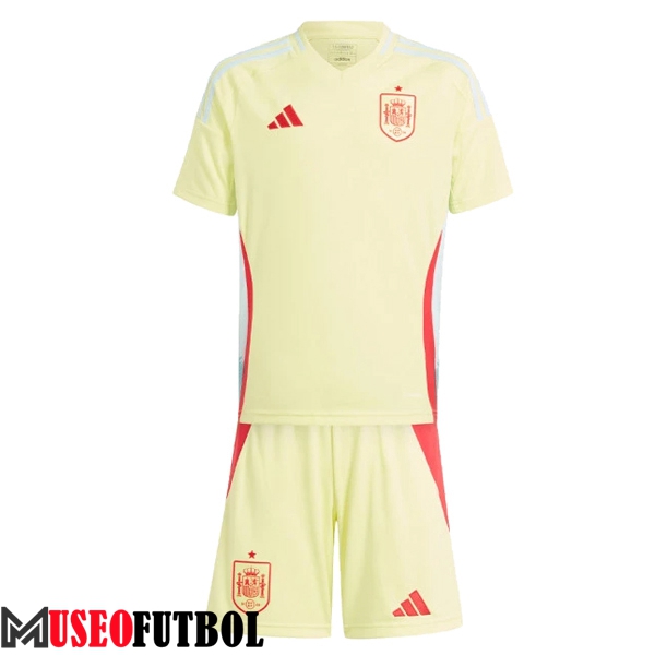 Camisetas De Futbol España Ninos Segunda UEFA Euro 2024