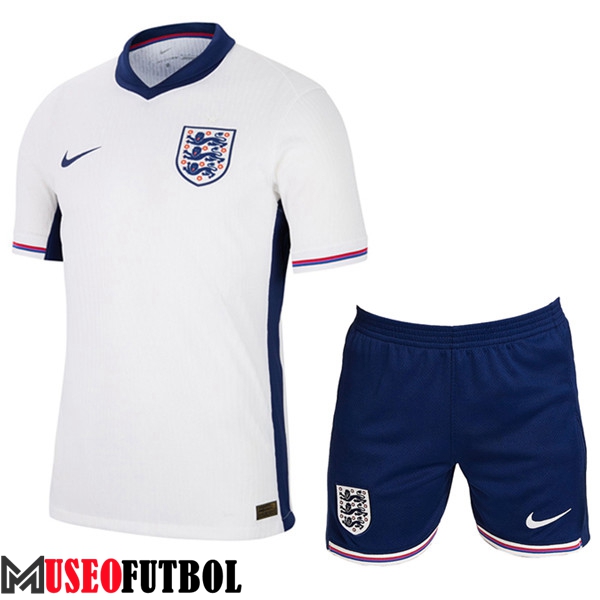 Camisetas Futbol Inglaterra Primera + Cortos UEFA Euro 2024