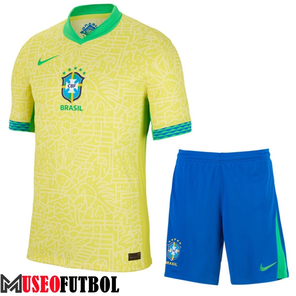 Camisetas Futbol Brasil Primera + Cortos 2024/2025