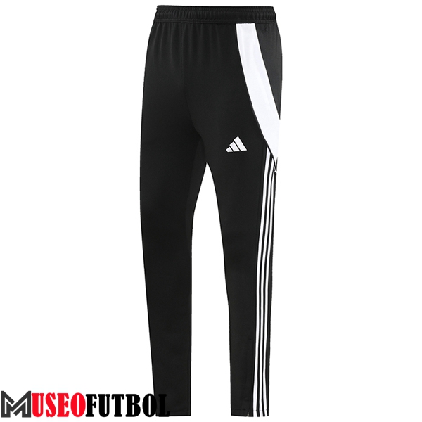 Pantalon Entrenamiento Adidas Negro/Blanco 2024/2025