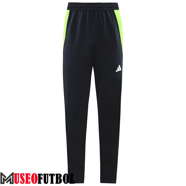 Pantalon Entrenamiento Adidas Negro/Verde 2024/2025