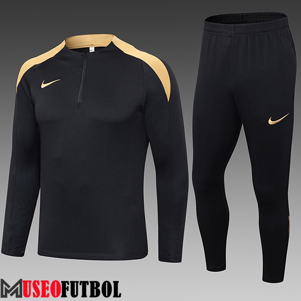 Chandal Equipos De Futbol Nike Ninos Negro/Amarillo 2024/2025