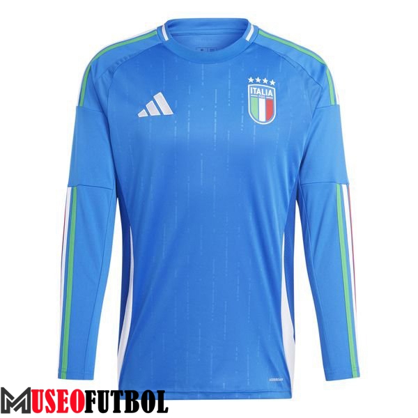 Camisetas De Futbol Italia Primera Manga Largas UEFA Euro 2024