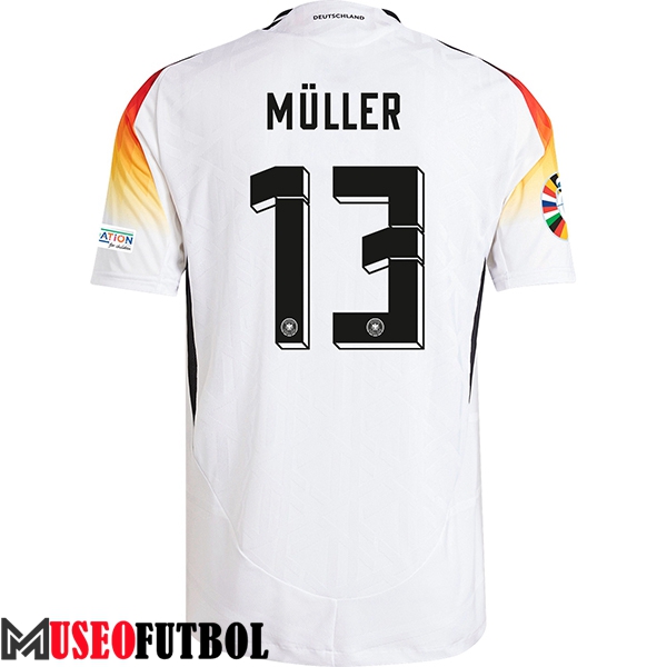 Camisetas De Futbol Alemania (MULLER #13) UEFA Euro 2024 Primera