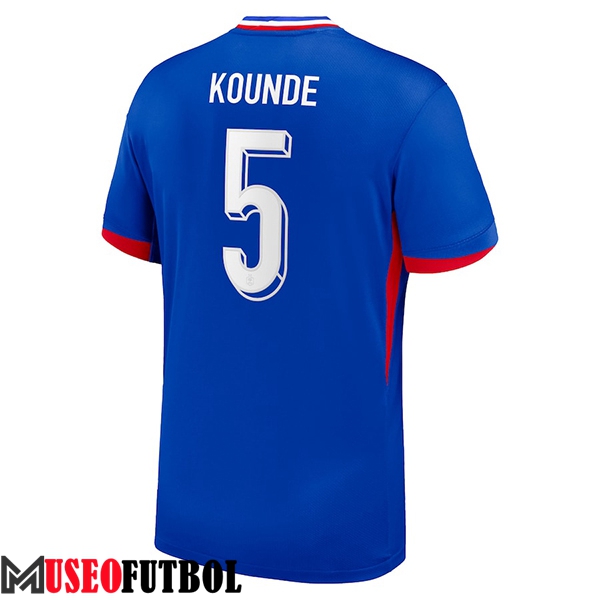 Camisetas De Futbol Francia (KOUNDE #5) UEFA Euro 2024 Primera