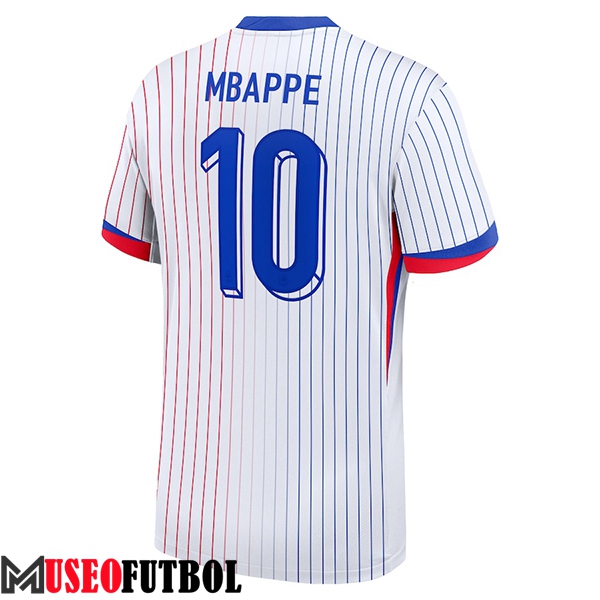 Camisetas De Futbol Francia (MBAPPE #10) UEFA Euro 2024 Segunda