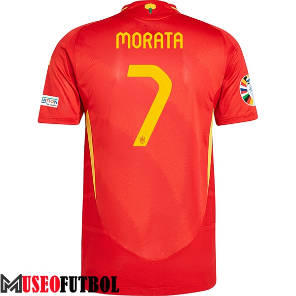 Camisetas De Futbol España (MORATA #7) UEFA Euro 2024 Primera