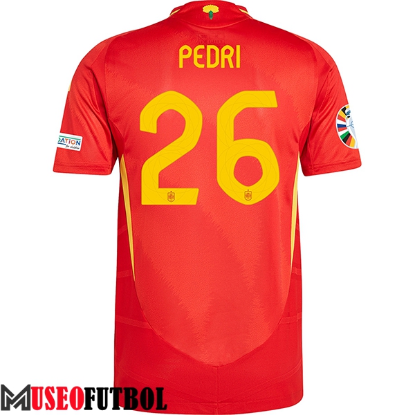 Camisetas De Futbol España (PEDRI #26) UEFA Euro 2024 Primera