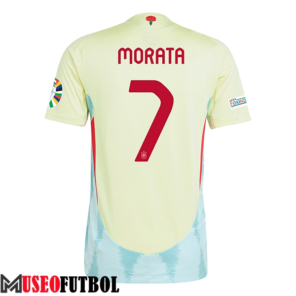 Camisetas De Futbol España (MORATA #7) UEFA Euro 2024 Segunda