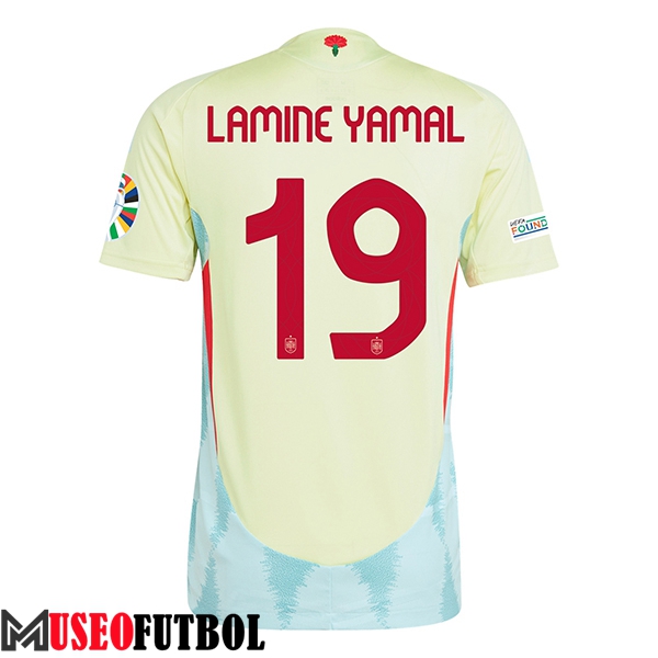 Camisetas De Futbol España (LAMINE YAMAL #19) UEFA Euro 2024 Segunda