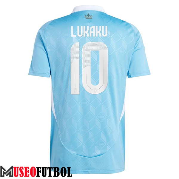 Camisetas De Futbol Bélgica (LUKAKU #10) UEFA Euro 2024 Segunda