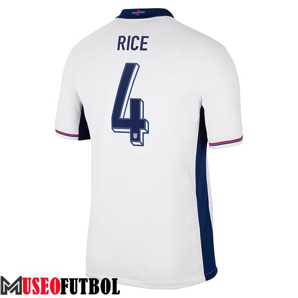 Camisetas De Futbol Inglaterra (RICE #4) UEFA Euro 2024 Primera