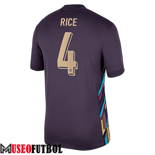 Camisetas De Futbol Inglaterra (RICE #4) UEFA Euro 2024 Segunda