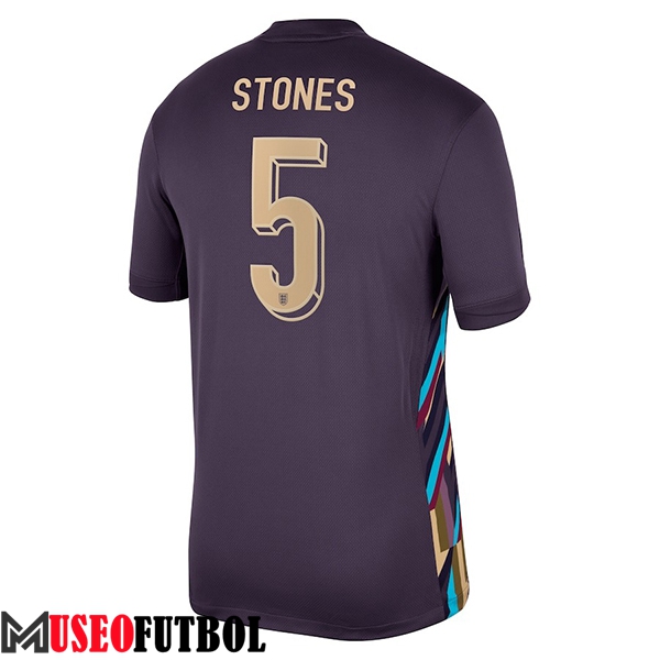 Camisetas De Futbol Inglaterra (STONES #5) UEFA Euro 2024 Segunda