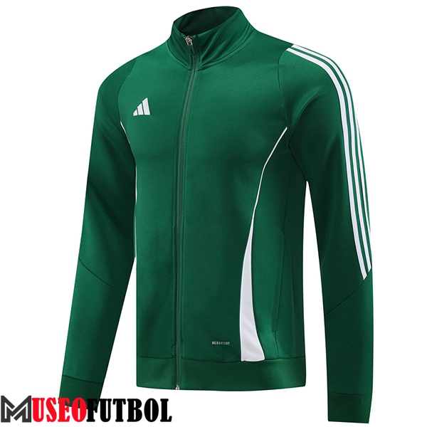 Chaquetas Futbol Adidas Verde/Blanco 2024/2025