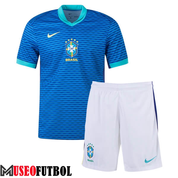 Camisetas De Futbol Brasil Ninos Segunda 2024/2025