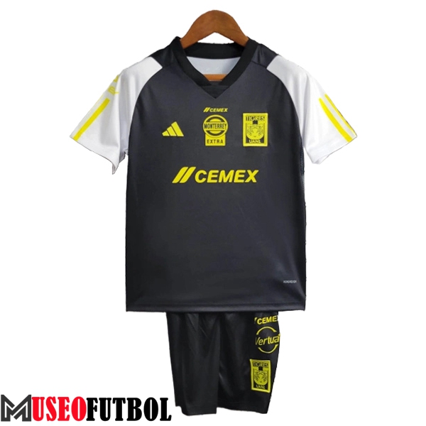 Camisetas De Futbol Tigres UANL Ninos Negro 2023/2024