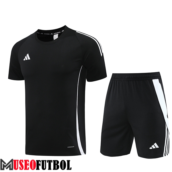 Camiseta Entrenamiento + Cortos Adidas Negro 2024/2025