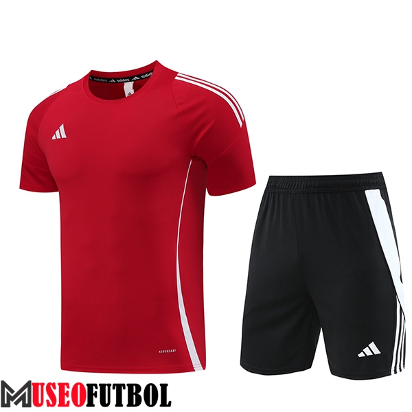 Camiseta Entrenamiento + Cortos Adidas Rojo 2024/2025