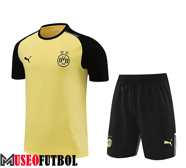 Camiseta Entrenamiento + Cortos Dortmund Amarillo/Negro 2024/2025