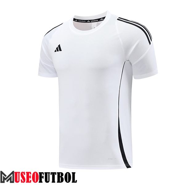 Camiseta Entrenamiento Adidas Blanco/Negro 2024/2025