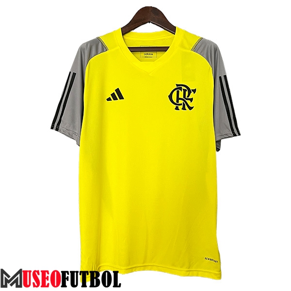 Camiseta Entrenamiento Flamengo Amarillo/Gris/Negro 2024/2025