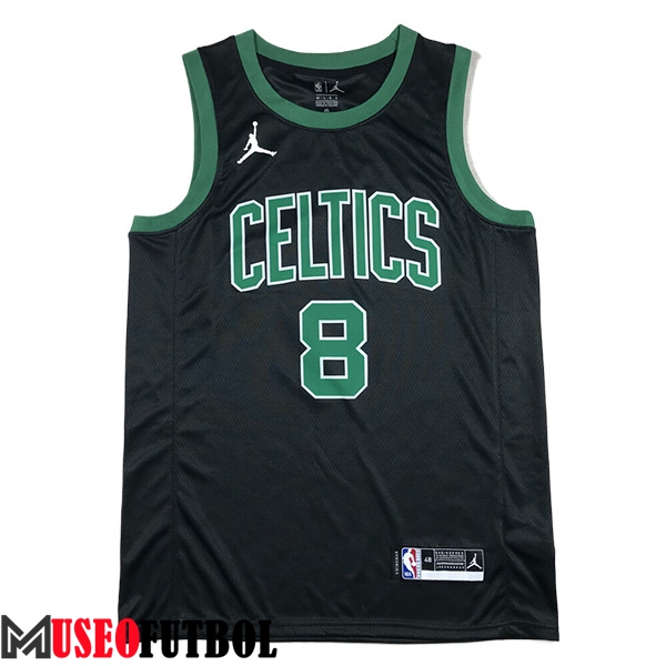 Camisetas De Futbol Boston Celtics (PORZINGIS #8) 2024/25 Negro/Verde